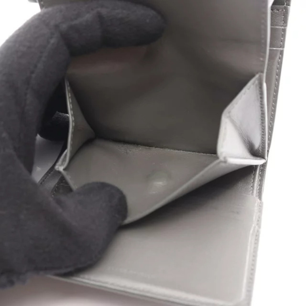 Celine Wallet Trifold Leather Gray - Picture 7 of 8